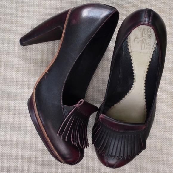 Shoes - real leather vintage j shoes high heels